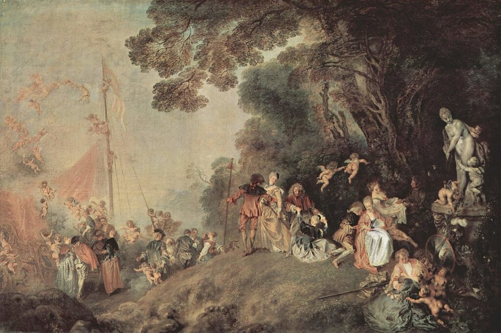 Embarquement pour Cythère, Jean Antoine Watteau, 1718