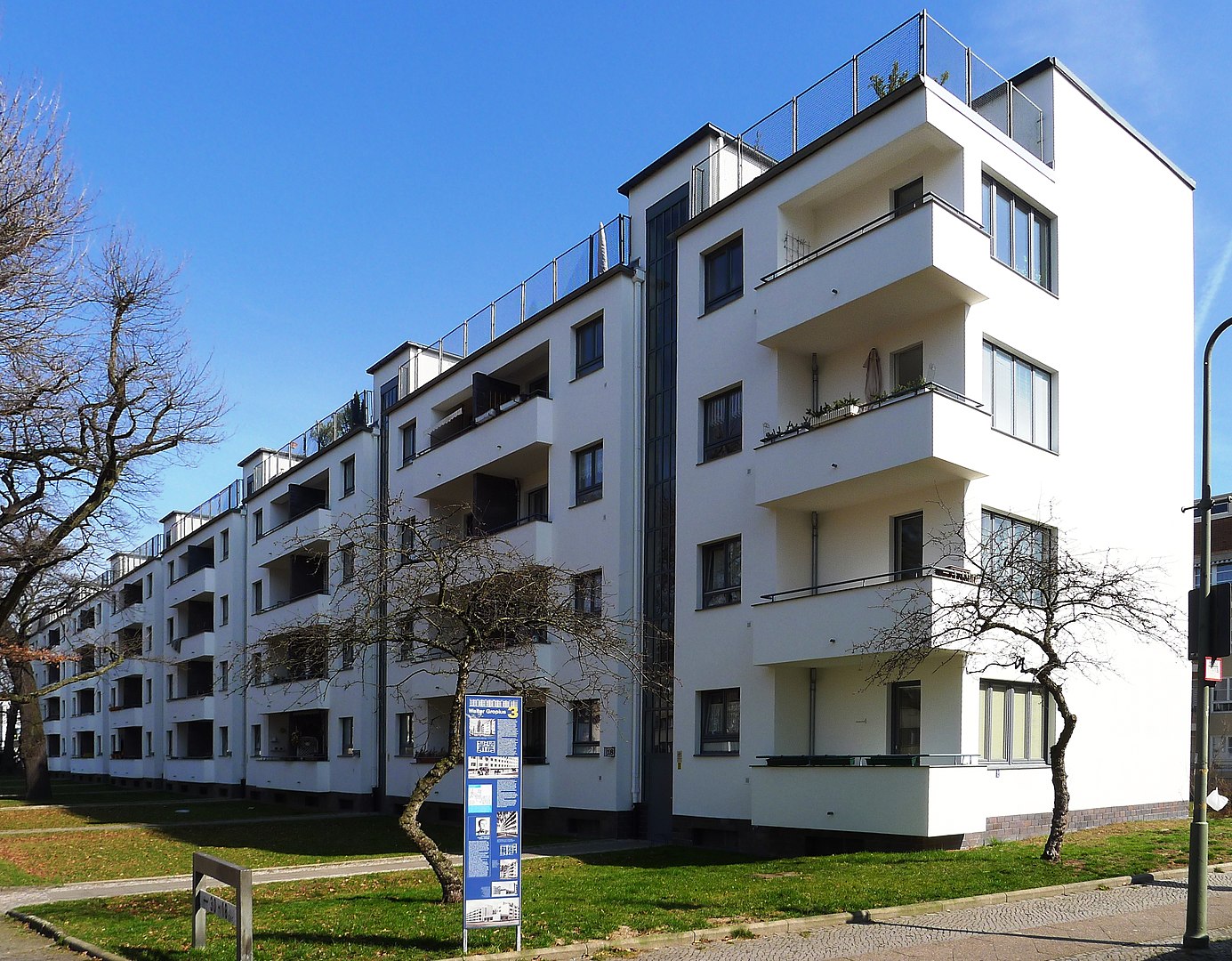 Immeubles réalisés par Walter Gropius à Siemensstadt à Berlin