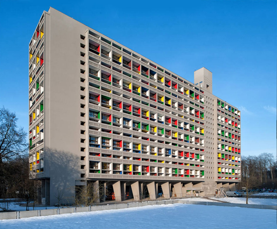 L'unité d'habitation de Marseille, Le Corbusier 1947-1952, ou Cité radieuse, ou plus familièrement La Maison du fada